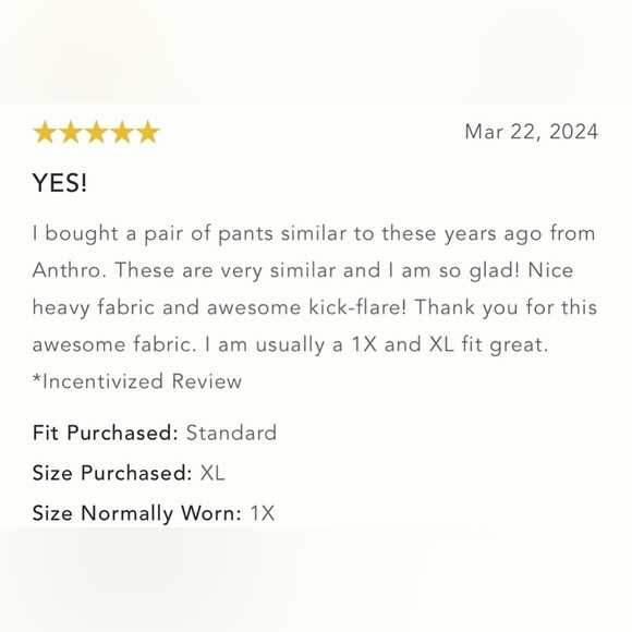 NWT Size 2X - The Margot Kick-Flare Cropped Pants by Maeve - Picture 2 of 16